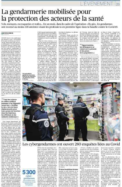 Gendarmerie mobilisée