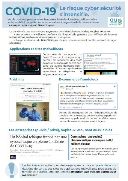 covid-19 le risque cyber sécurité s'intensifie